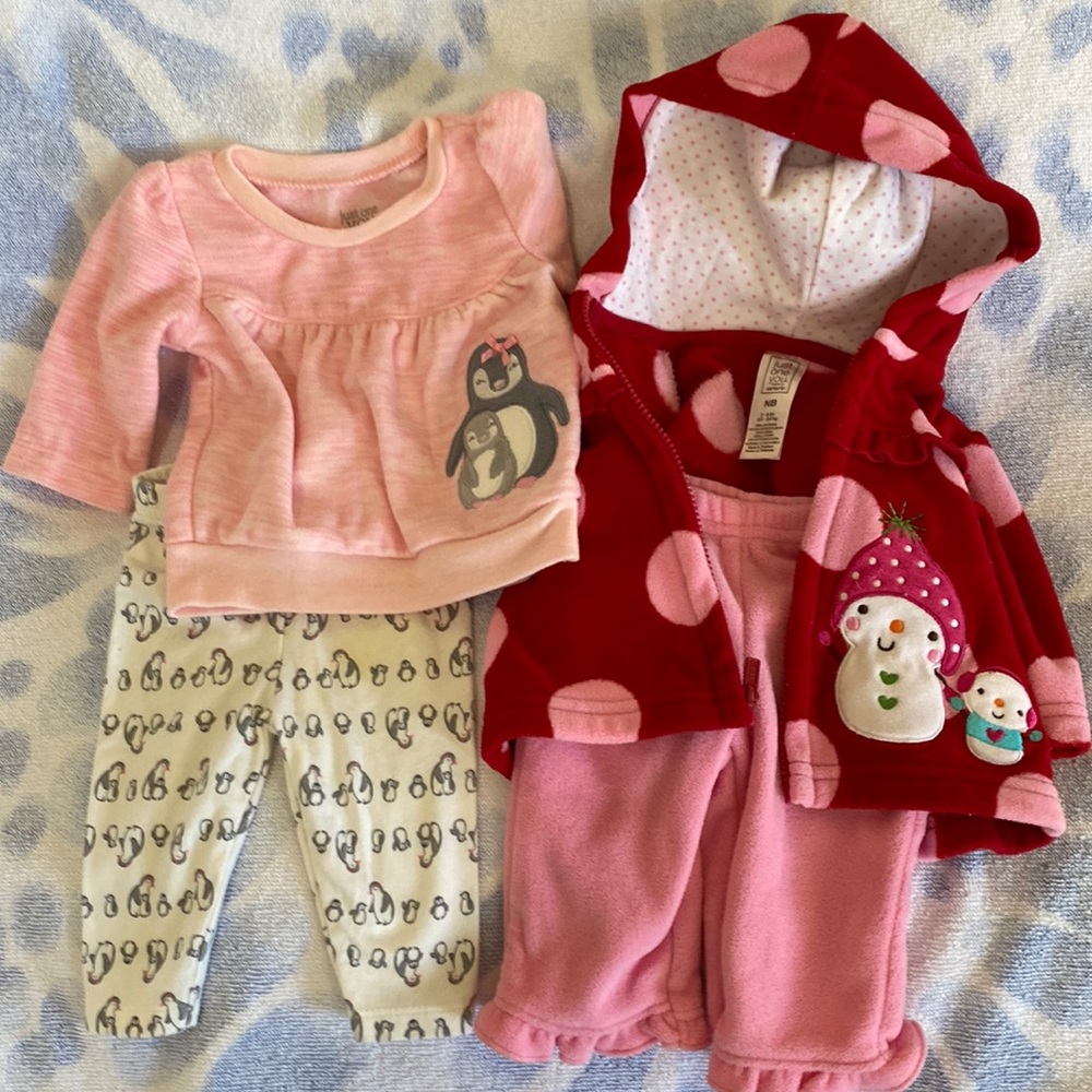 Carter’s winter outfits for NB girl